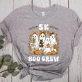 5K Boo Crew Halloween Teacher K5 Floral Ghost Trick Or Teach Women's Heather T-Shirt Athletic Heather