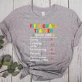 5th Grade Teacher Report Card Appreciation Men Women Women's Heather T-Shirt Athletic Heather