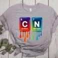 6 7 Science Chemistry Teacher Periodic Table Meme Tee Women's Heather T-Shirt Athletic Heather