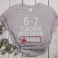 67 Don't Say 6-7 Again Teacher Shirt 67 Sarcastic Meme Women's Heather T-Shirt Athletic Heather