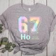 67 Ho Holmium Science Teacher Elements Table Six Seven Meme Women's Heather T-Shirt Athletic Heather