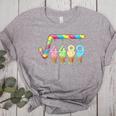 67 Ice Cream Drip Meme Square Root 4489 Slang Teacher Math Women's Heather T-Shirt Athletic Heather