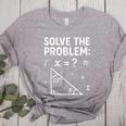 67 Math Meme Solve The Problem Teacher For Student Women's Heather T-Shirt Athletic Heather