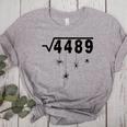 67 Meme Math Teacher 6 7 Halloween Spiders Square Root 4489 Women's Heather T-Shirt Athletic Heather