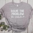 67 Meme PEMDAS Elementary Math Teacher Brainrot Joke Women's Heather T-Shirt Athletic Heather