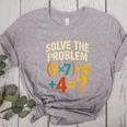 67 Meme Pemdas Elementary Math Teacher Brainrot Joke Women's Heather T-Shirt Athletic Heather
