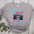 6th Grade Is My Jam Vintage 80s Boombox Teacher Student Women's Heather T-Shirt Athletic Heather