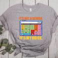 AAC Awareness AAC Teacher It's Not A Screen It's My Voice Men Women Women's Heather T-Shirt Athletic Heather
