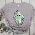 AAC Ghost Tell Me About It Speech Pathology AAC Sped Teacher Women's Heather T-Shirt Athletic Heather AAC Ghost Tell Me About It Speech Pathology AAC Sped Teacher Women's Heather T-Shirt Athletic Heather