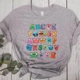 ABC Cute Monster Alphabet Halloween Teacher Costume Kids Women's Heather T-Shirt Athletic Heather ABC Cute Monster Alphabet Halloween Teacher Costume Kids Women's Heather T-Shirt Athletic Heather