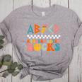 ABCD Kindergarten Rocks Back To School Teacher Kindergarten Women's Heather T-Shirt Athletic Heather