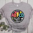 ABCD The Teacher Tour Back To School First Day Of School Women's Heather T-Shirt Athletic Heather ABCD The Teacher Tour Back To School First Day Of School Women's Heather T-Shirt Athletic Heather