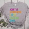 Admit It You Low Key Love Science Bruh Funny Science Teacher Women's Heather T-Shirt Athletic Heather Admit It You Low Key Love Science Bruh Funny Science Teacher Women's Heather T-Shirt Athletic Heather