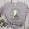 Alexander Hamilton Wrote 51 Essays In 6 Months Teacher Quote Women's Heather T-Shirt Athletic Heather Alexander Hamilton Wrote 51 Essays In 6 Months Teacher Quote Women's Heather T-Shirt Athletic Heather
