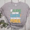 If Aliens Can Find Earth You Can Find a Pencil Teacher Women's Heather T-Shirt Athletic Heather