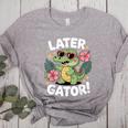 Alligator Later Gator Teacher Summer Last Day Fun Women's Heather T-Shirt Athletic Heather