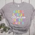Alphabet ABC Elemeno Teacher Student Back To School Women's Heather T-Shirt Athletic Heather Alphabet ABC Elemeno Teacher Student Back To School Women's Heather T-Shirt Athletic Heather