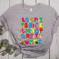 Alphabet Animals ABCs Zoo Kids Boys Girls Teacher Women's Heather T-Shirt Athletic Heather Alphabet Animals ABCs Zoo Kids Boys Girls Teacher Women's Heather T-Shirt Athletic Heather
