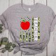 American Flag Camouflage Teacher Patriotic 4th Of July Women's Heather T-Shirt Athletic Heather