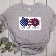 American Flag Teach Love Freedom Preschool Teacher 4th July Women's Heather T-Shirt Athletic Heather American Flag Teach Love Freedom Preschool Teacher 4th July Women's Heather T-Shirt Athletic Heather