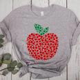 Apple Dot Pattern Art Teacher Appreciation Men Women Humor Women's Heather T-Shirt Athletic Heather Apple Dot Pattern Art Teacher Appreciation Men Women Humor Women's Heather T-Shirt Athletic Heather