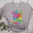 Apple Retro Play Is Learning Kindergarten Teacher Daycare Women's Heather T-Shirt Athletic Heather Apple Retro Play Is Learning Kindergarten Teacher Daycare Women's Heather T-Shirt Athletic Heather