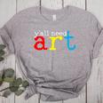 Art Teacher Artists Women's Heather T-Shirt Athletic Heather Art Teacher Artists Women's Heather T-Shirt Athletic Heather