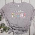 Art Teacher Cute Floral Women's Heather T-Shirt Athletic Heather Art Teacher Cute Floral Women's Heather T-Shirt Athletic Heather