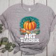 Art Teacher Pumpkin Painting Halloween Costume Women's Heather T-Shirt Athletic Heather Art Teacher Pumpkin Painting Halloween Costume Women's Heather T-Shirt Athletic Heather
