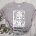 Artist Tarot Card Skeleton Painter Art Teacher Witchy Women's Heather T-Shirt Athletic Heather Artist Tarot Card Skeleton Painter Art Teacher Witchy Women's Heather T-Shirt Athletic Heather