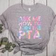 Ask Me How To Join PTA Crew Parent Teacher Matching School Women's Heather T-Shirt Athletic Heather