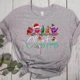ASL Christmas Buffalo Plaid Teacher American Sign Language Women's Heather T-Shirt Athletic Heather ASL Christmas Buffalo Plaid Teacher American Sign Language Women's Heather T-Shirt Athletic Heather