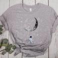 Astronaut Purple Moon Swing NASA Space Science Teacher Women's Heather T-Shirt Athletic Heather