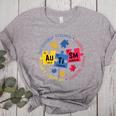 Autism Awareness Shirt Periodic Puzzle Science Teacher Men Women Kids Women's Heather T-Shirt Athletic Heather
