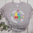 Autism Awareness Teacher Shirt Teach Accept Understand Love Women's Heather T-Shirt Athletic Heather