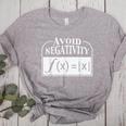Avoid Negativity Math Teacher Women's Heather T-Shirt Athletic Heather Avoid Negativity Math Teacher Women's Heather T-Shirt Athletic Heather