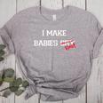 I Make Babies Cry Float Funny Swimming Coach Teacher Gift Women's Heather T-Shirt Athletic Heather I Make Babies Cry Float Funny Swimming Coach Teacher Gift Women's Heather T-Shirt Athletic Heather