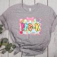 Back To School Pre-K Preppy Teacher Girl Women's Heather T-Shirt Athletic Heather
