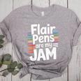 Back To School Teacher Flair Pens Are My Jam Women's Heather T-Shirt Athletic Heather Back To School Teacher Flair Pens Are My Jam Women's Heather T-Shirt Athletic Heather