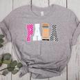 Back To School Teacher Para Preppy Checkered Para Life Women's Heather T-Shirt Athletic Heather Back To School Teacher Para Preppy Checkered Para Life Women's Heather T-Shirt Athletic Heather