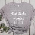 Band Director Shirt Music Teacher Appreciation Women's Heather T-Shirt Athletic Heather