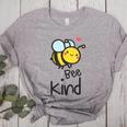 Bee Kind Bumble Bee Anti Bullying Teacher Kindness Matters Women's Heather T-Shirt Athletic Heather Bee Kind Bumble Bee Anti Bullying Teacher Kindness Matters Women's Heather T-Shirt Athletic Heather
