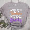 The Best Teachers Are A Bit Batty Teacher Bat Halloween Women's Heather T-Shirt Athletic Heather The Best Teachers Are A Bit Batty Teacher Bat Halloween Women's Heather T-Shirt Athletic Heather