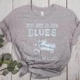 Blues Music Band Lover Vintage Guitar Teacher Blues Women's Heather T-Shirt Athletic Heather