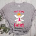 The Book Fairy Reading Teacher Librarian T-Shirt Women's Heather T-Shirt Athletic Heather The Book Fairy Reading Teacher Librarian T-Shirt Women's Heather T-Shirt Athletic Heather