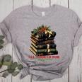 All Booked For Christmas Christmas Book Tree For Teacher For Men Women Kids Women's Heather T-Shirt Athletic Heather
