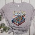 Books Rock Rock'n Roll Science Of Reading Teachers Guitar Women's Heather T-Shirt Athletic Heather Books Rock Rock'n Roll Science Of Reading Teachers Guitar Women's Heather T-Shirt Athletic Heather