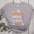 My Broom Broke So Now I Teach English English Teacher Witch Women's Heather T-Shirt Athletic Heather My Broom Broke So Now I Teach English English Teacher Witch Women's Heather T-Shirt Athletic Heather