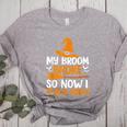 My Broom Broke So Now I Teach Math Teacher Halloween Women's Heather T-Shirt Athletic Heather My Broom Broke So Now I Teach Math Teacher Halloween Women's Heather T-Shirt Athletic Heather