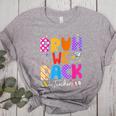 Bruh We Back Teachers First Day Back To School Teachers Women's Heather T-Shirt Athletic Heather